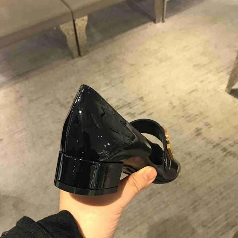 Dior Dior Baby-D Ballet Pump Black Patent Calfskin for Women