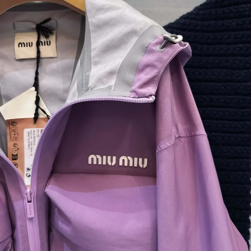 Miu Miu Tec Canvas Blouson for Women Miu Miu Tec Canvas Blouson for Women
