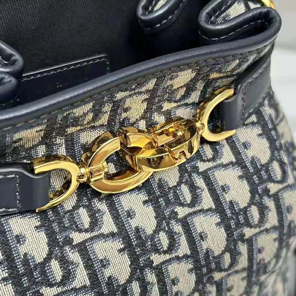 Dior Medium C'est Dior Bag Blue Dior Oblique Jacquard for Women