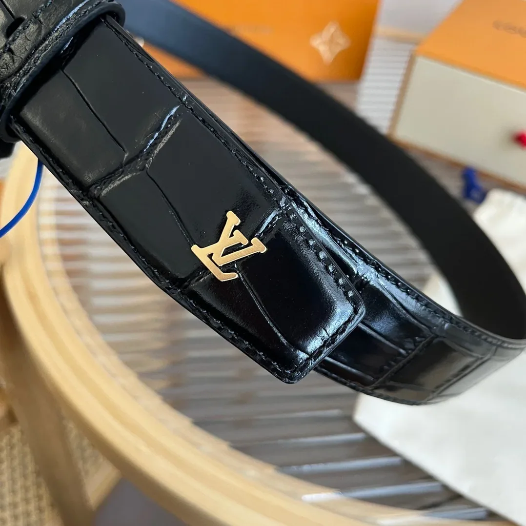 Louis Vuitton Heritage Belt Black