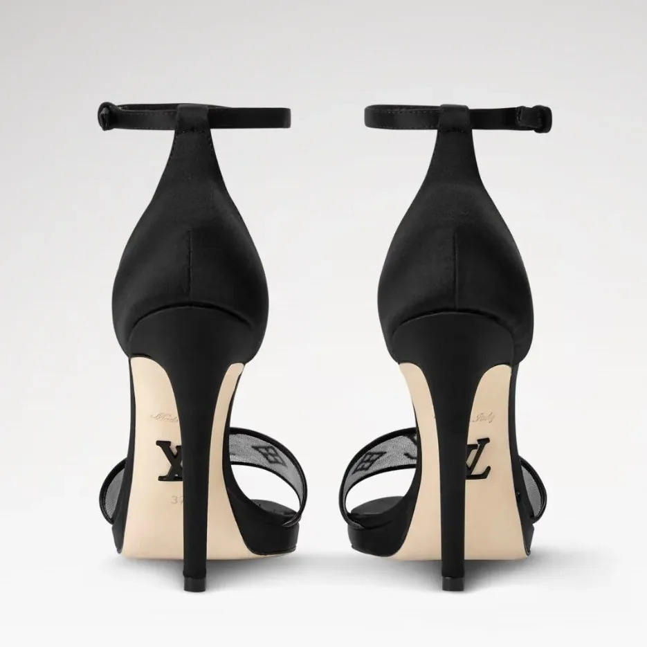 Louis Vuitton Gala Platform Sandals Black 1AJM18 Louis Vuitton Gala Platform Sandals Black 1AJM18