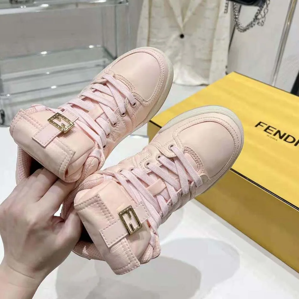 Fendi Match Pink Nylon High for Unisex in Tops Fendi Match Pink Nylon High for Unisex in Tops