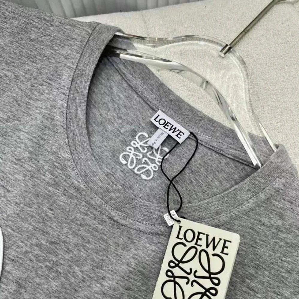Loewe Bunny T-shirt in Cotton for Women in Silver Loewe Bunny T-shirt in Cotton for Women in Silver