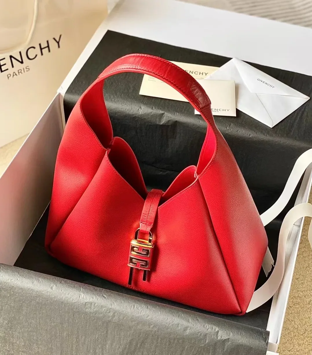 Givenchy Mini G Hobo Bag Red /