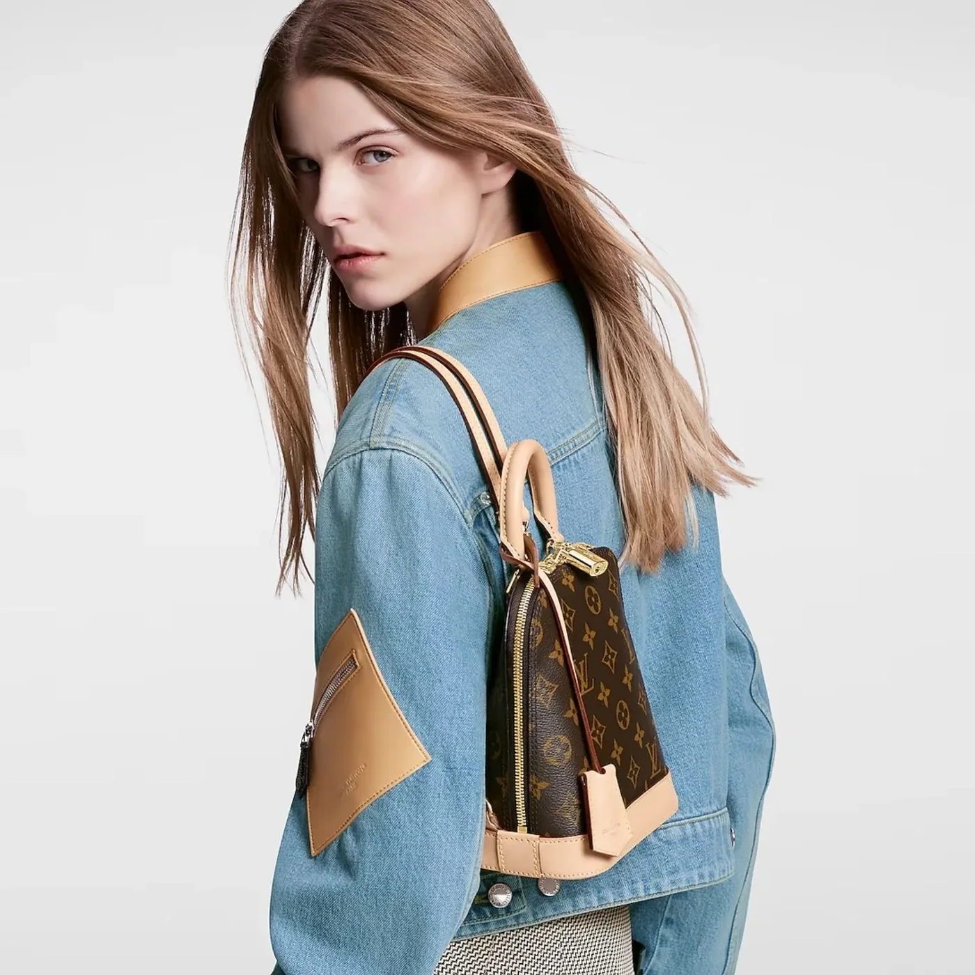 Louis Vuitton Alma Top Handle Bag in Brown Gold Hardware Louis Vuitton Alma Top Handle Bag in Brown Gold Hardware
