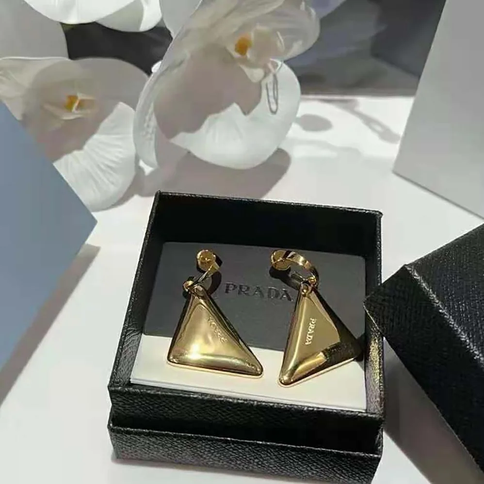 Prada Eternal Gold Medium Drop Earrings in Yellow Gold for Women Prada Eternal Gold Medium Drop Earrings in Yellow Gold for Women