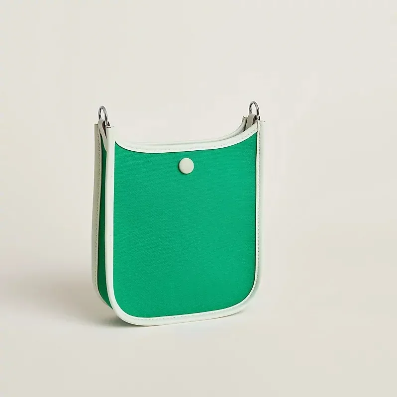 Hermes Neo Evelyne 16 Shoulder Bag in Green Palladium Hardware