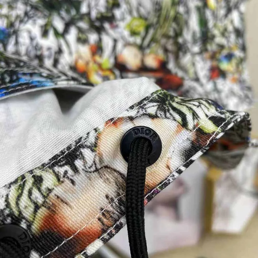 Dior Hooded Anorak Multicolor Technical Taffeta Jacquard for Women Dior Hooded Anorak Multicolor Technical Taffeta Jacquard for Women