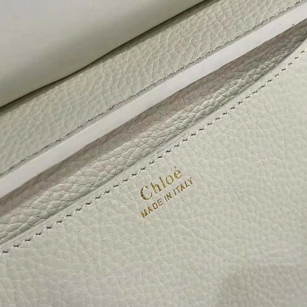Chloé Marcie Chain Flap Bag for Women in White Chloé Marcie Chain Flap Bag for Women in White