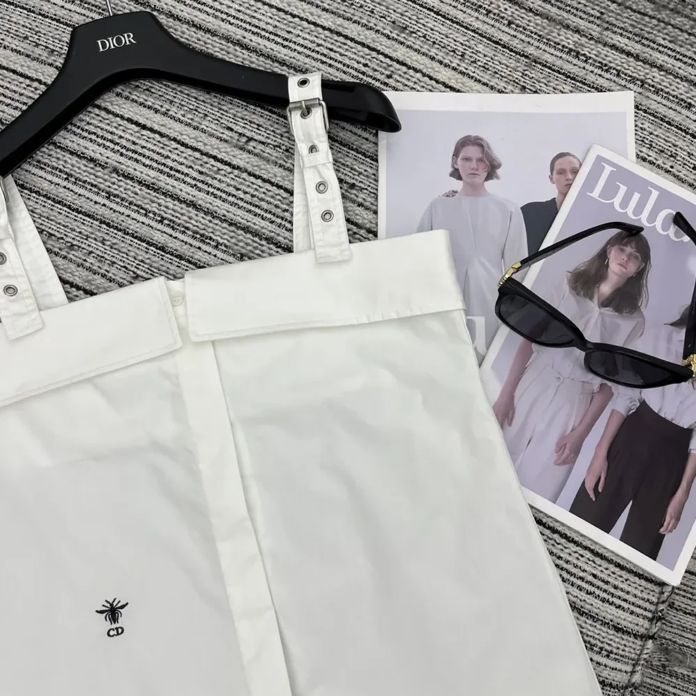Dior Blouse White Cotton Poplin for Women