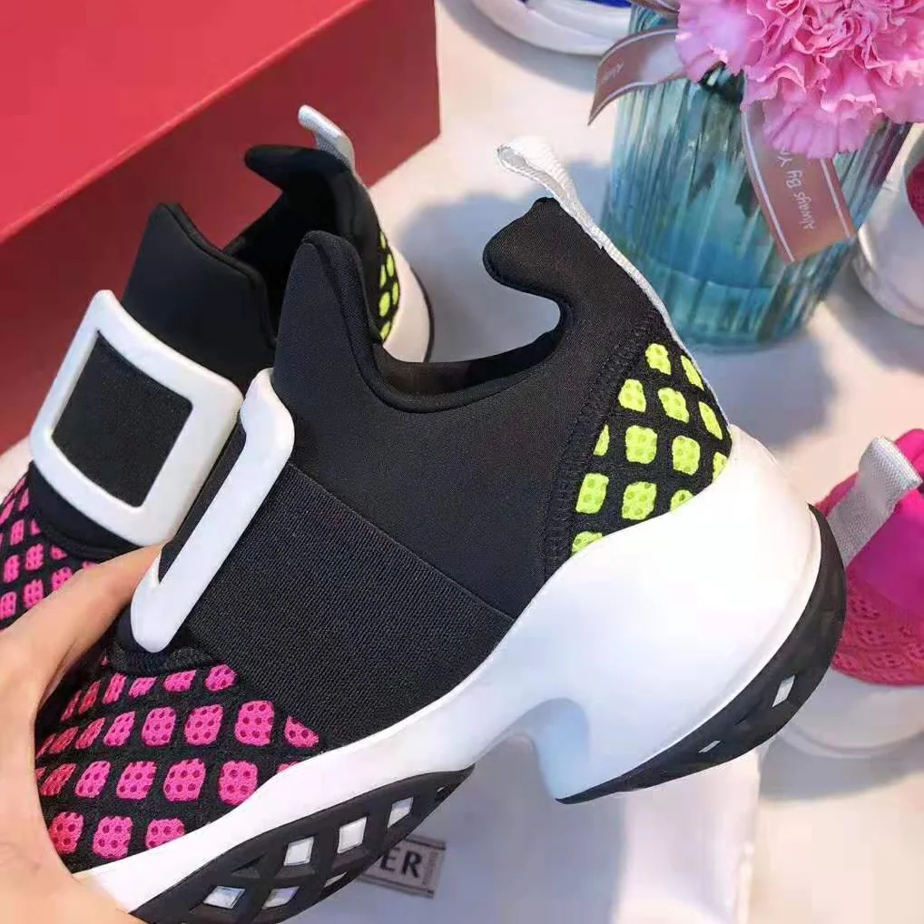 Roger Vivier Viv' Run Sneakers for Women in Pink