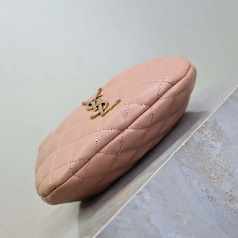 Saint Laurent YSL Icarino In Quilted Nappa for Women in Pink Saint Laurent YSL Icarino In Quilted Nappa for Women in Pink