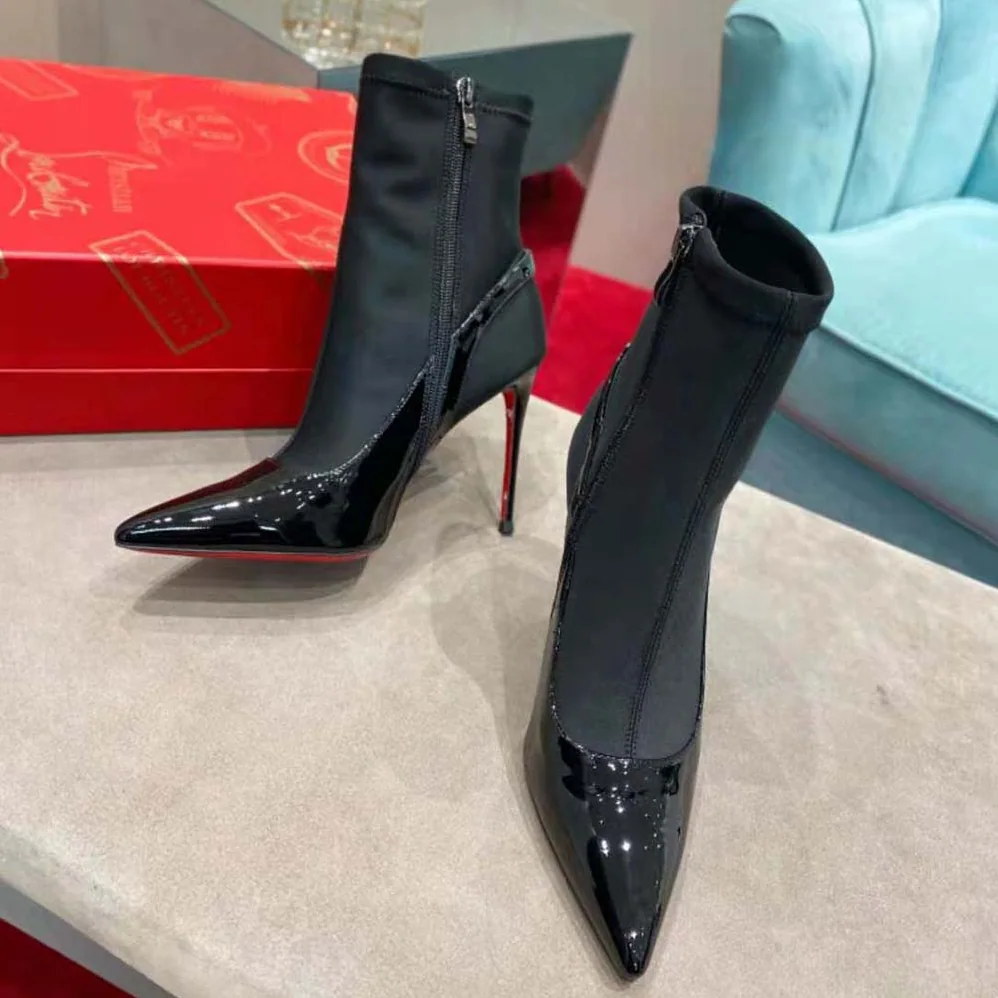 Christian Louboutin Jessie Booty Joli 100 mm Heel Height for Women in Black