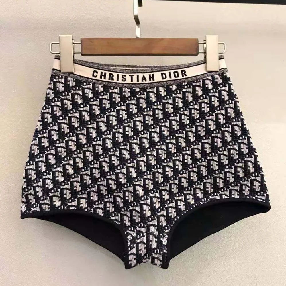 Dior Briefs Blue Dior Oblique Technical Cotton for Women