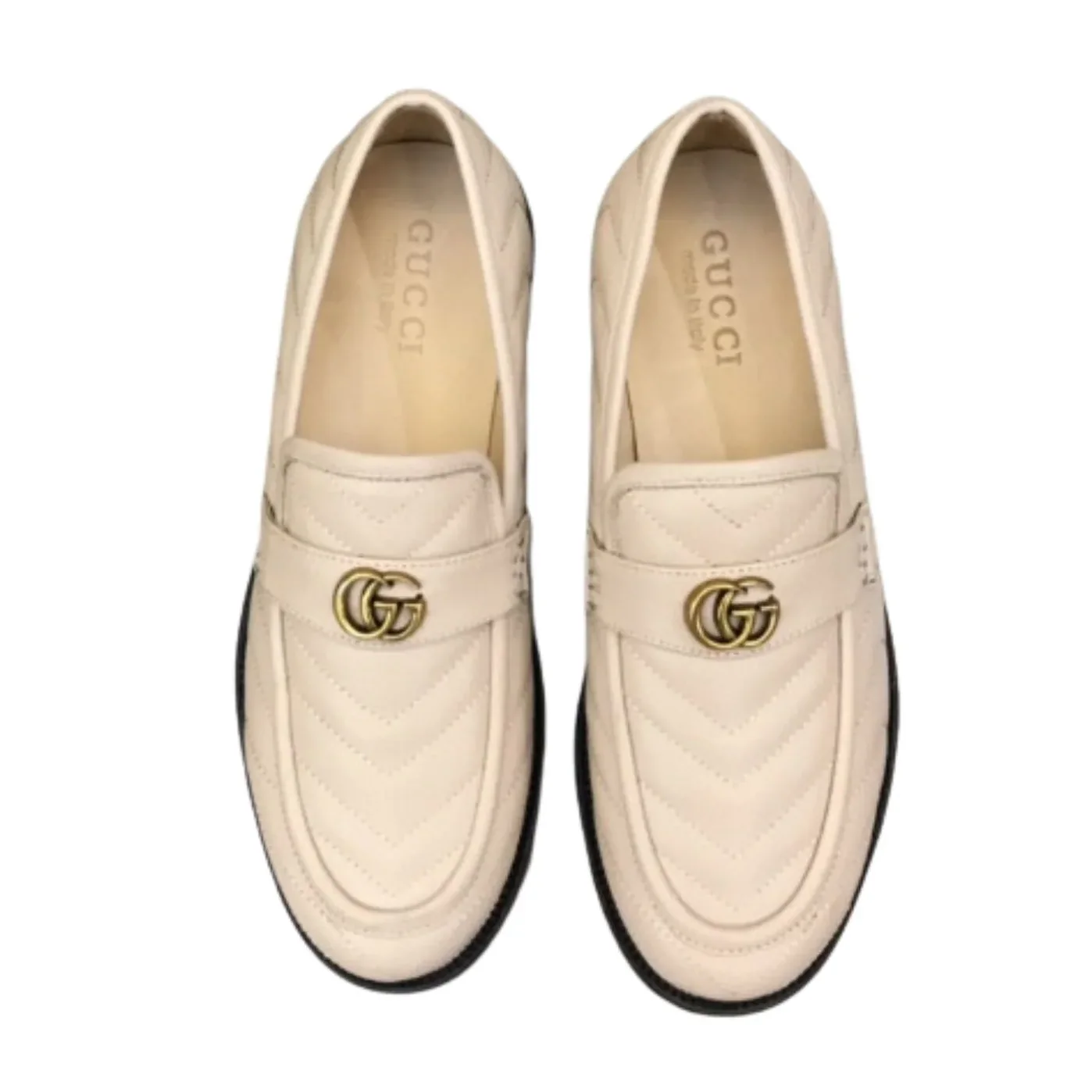 Gucci Loafer With Interlocking G Beige Gucci Loafer With Interlocking G Beige