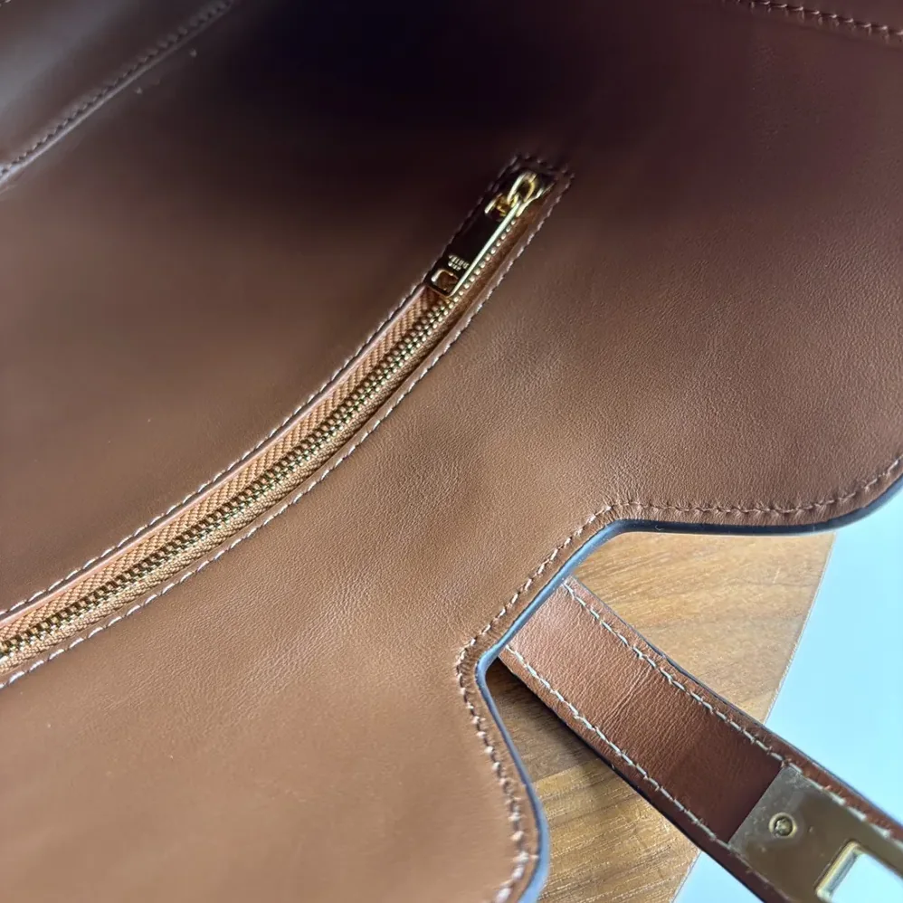 Celine Small Camille 16 Soft Bag in Smooth Calfskin for Women in Brown Celine Small Camille 16 Soft Bag in Smooth Calfskin for Women in Brown