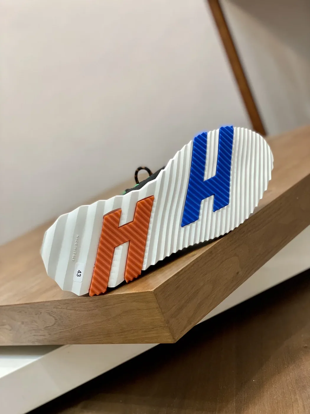 Hermes Sneakers Flex Black And Blue