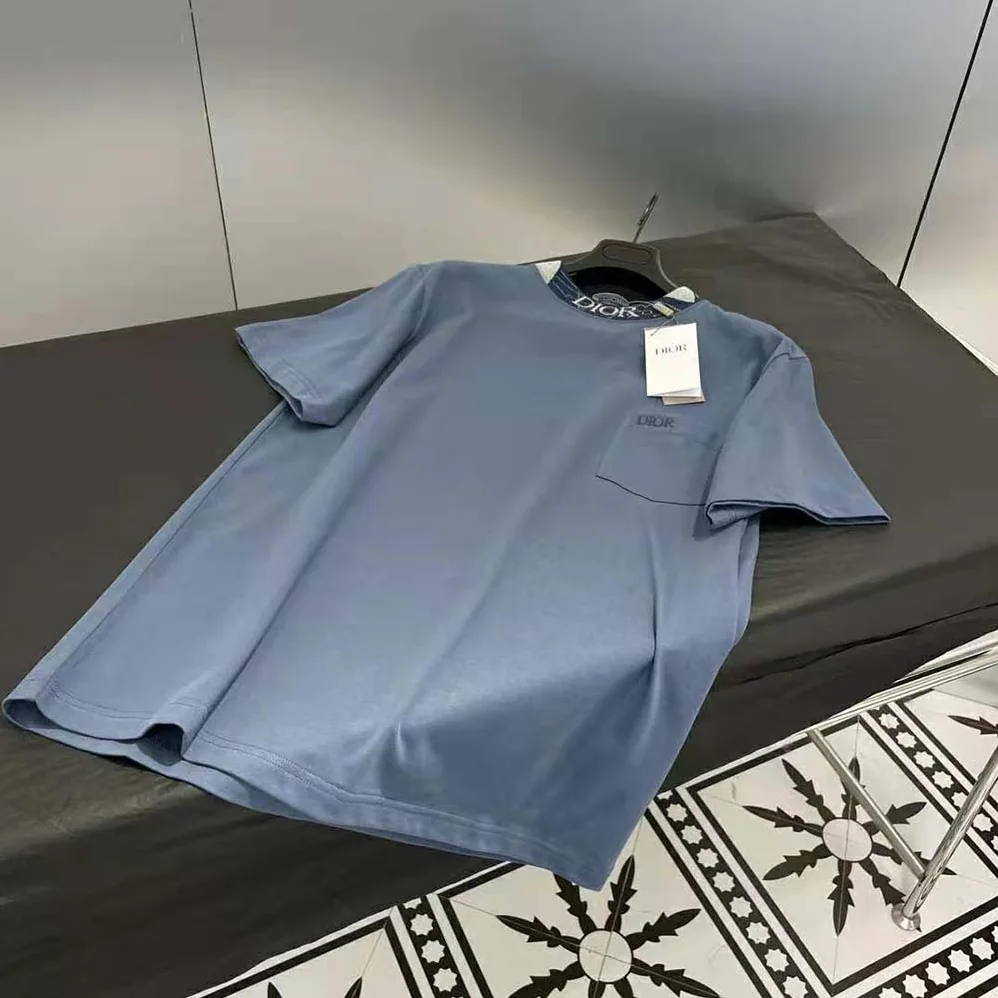 Dior Dior and Duncan Grant and Charleston Relaxed-Fit T for Men in shirt Blue Cotton Jersey Dior Dior and Duncan Grant and Charleston Relaxed-Fit T for Men in shirt Blue Cotton Jersey