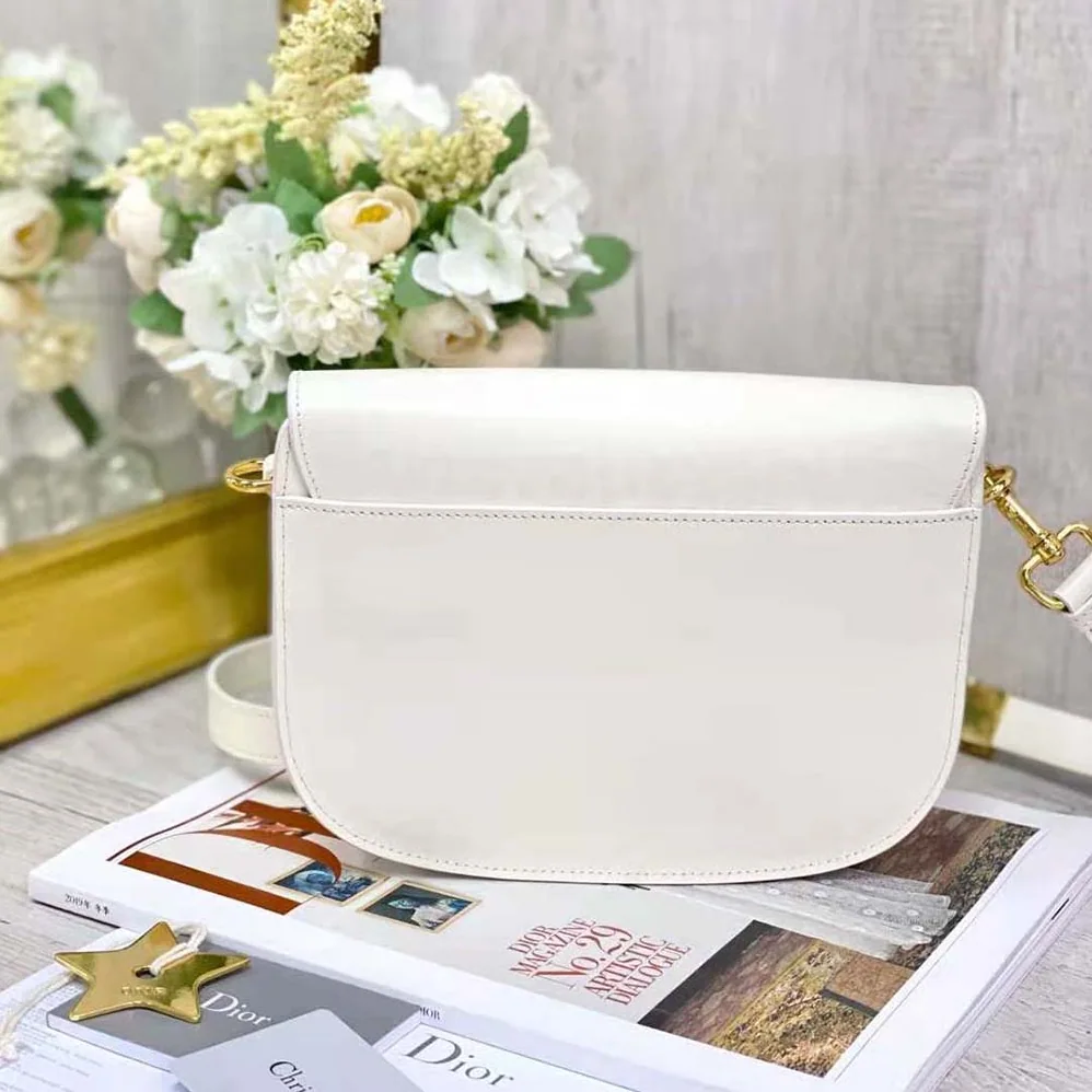 Dior Medium Dior Bobby Bag Latte Box Calfskin for Women