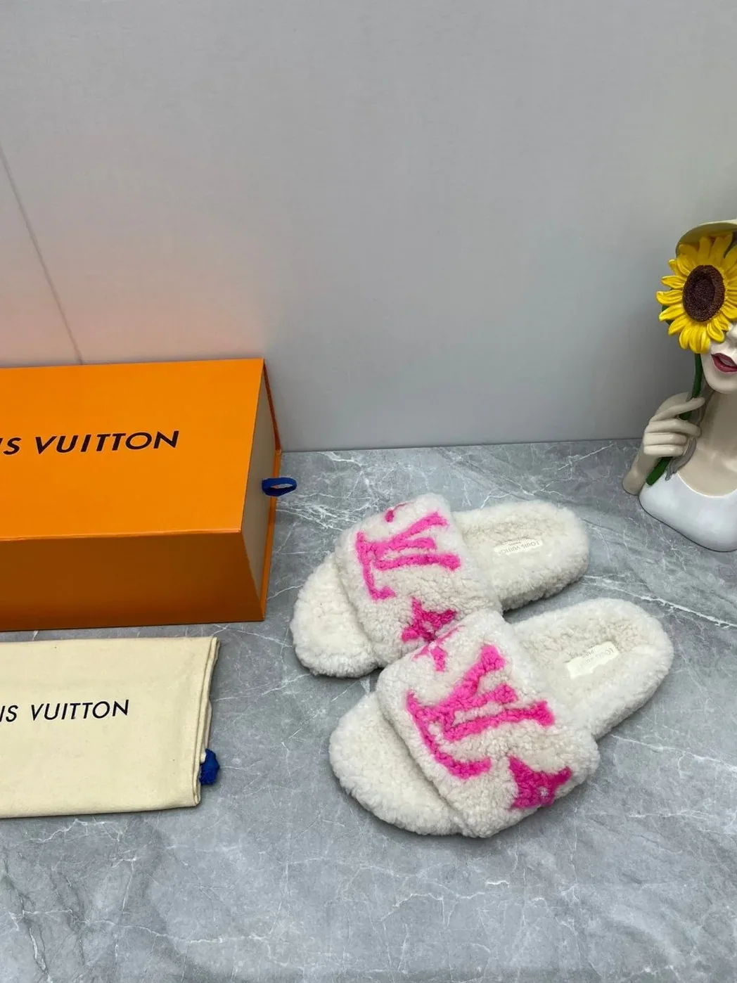 Louis Vuitton Paseo Flat Comfort Mule Pink