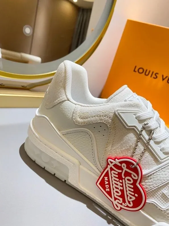 Louis Vuitton Trainer Sneaker White Virgil Abloh Louis Vuitton Trainer Sneaker White Virgil Abloh