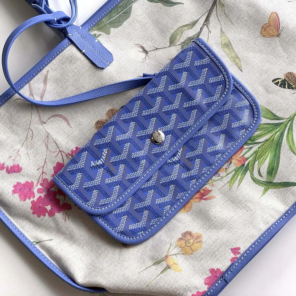 Goyard Saint Louis GM Bag for Women in Blue Goyard Saint Louis GM Bag for Women in Blue
