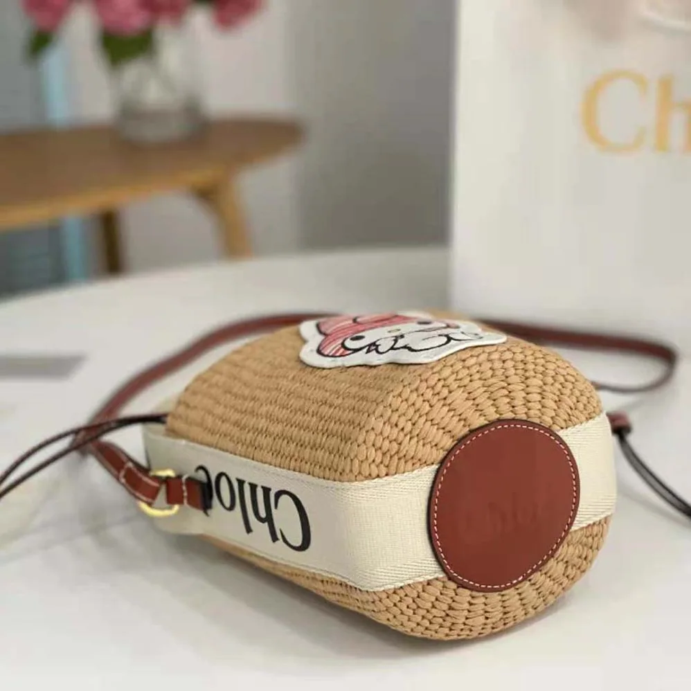 Chloe My Melody for Chloé Small Woody Basket for Women Chloe My Melody for Chloé Small Woody Basket for Women