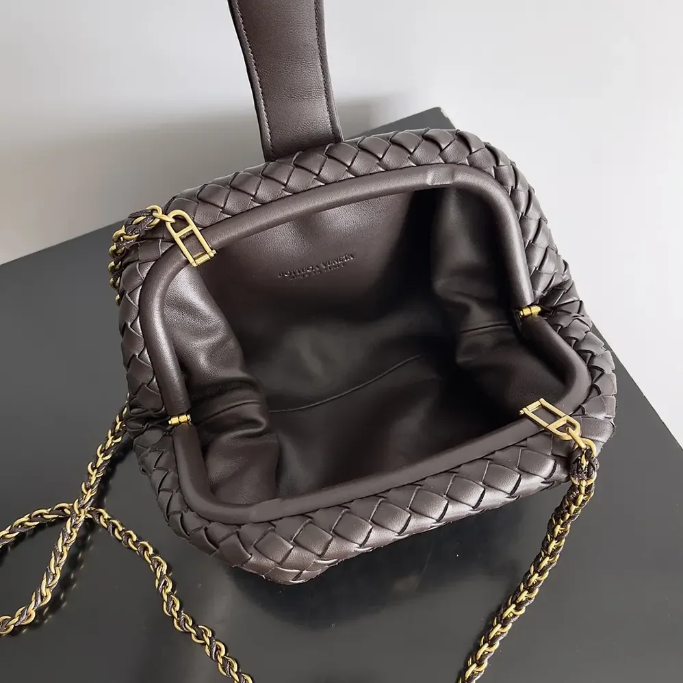 Bottega Veneta Small Lauren 1980 for Women in Chocolate