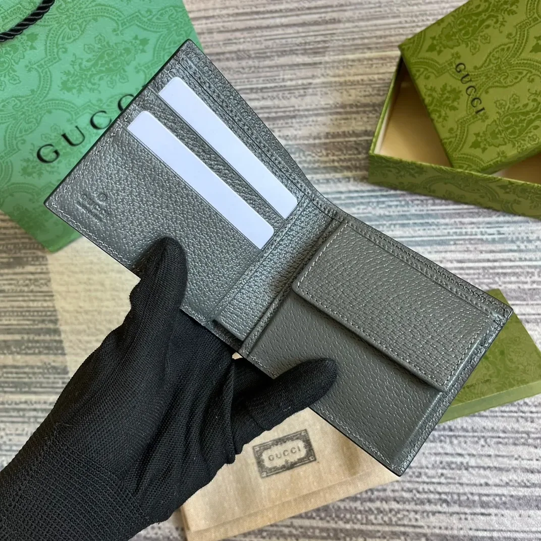 Gucci Ophidia Wallet Supreme Canvas Grey / Gucci Ophidia Wallet Supreme Canvas Grey /