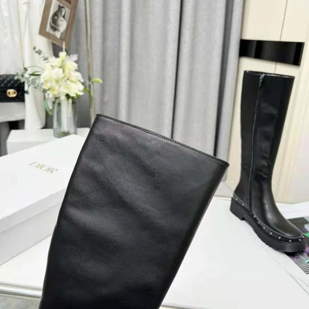 Dior Diorquake Boot Black Calfskin for Women