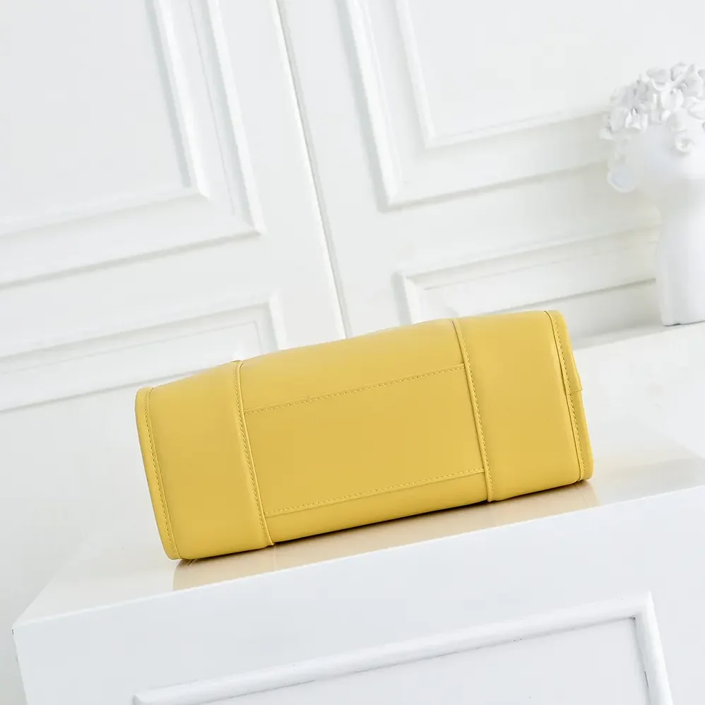 Loewe Large Amazona 180 Bag in Soft Calfskin for Women in Yellow