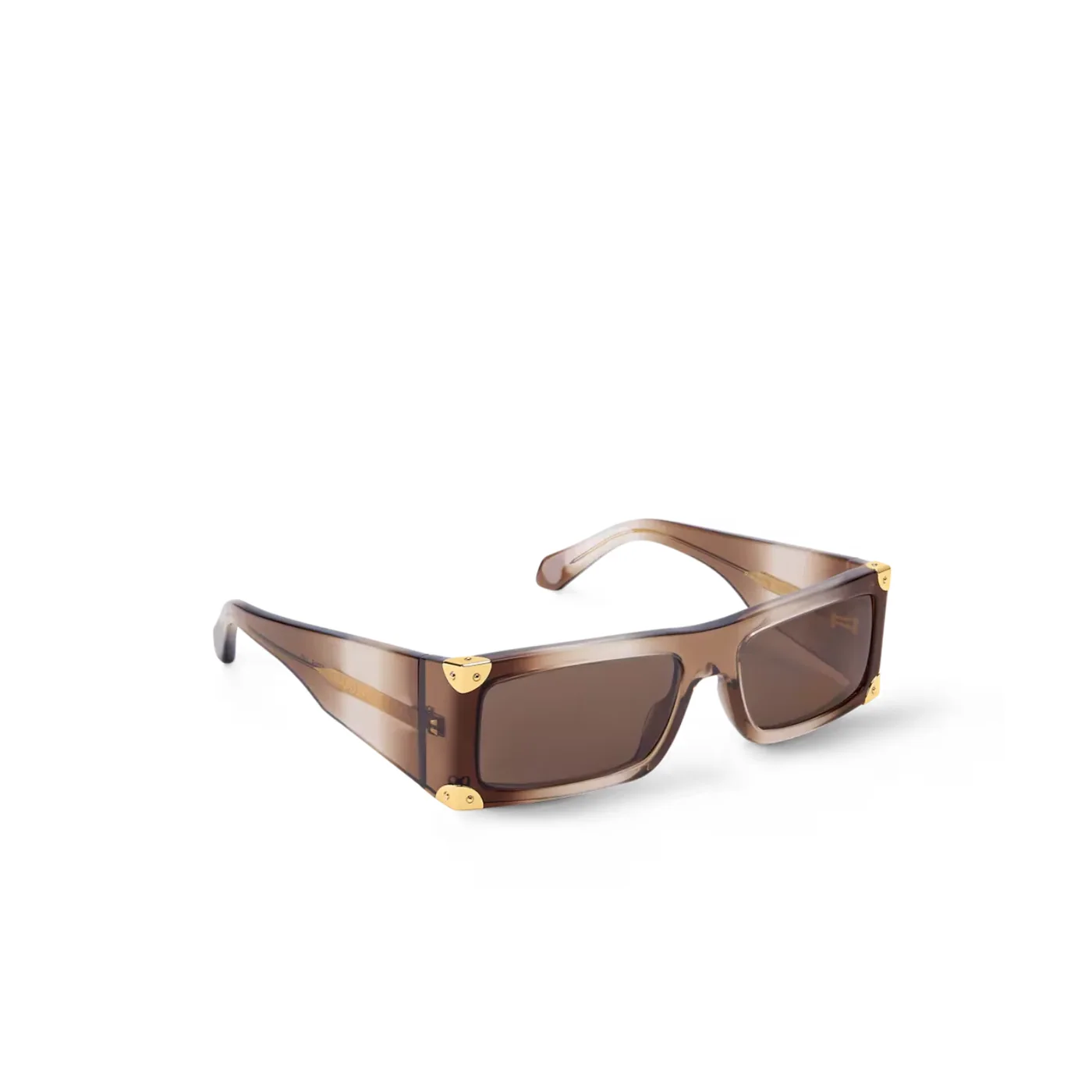 Louis Vuitton Heritage Low Square Sunglasses Brown