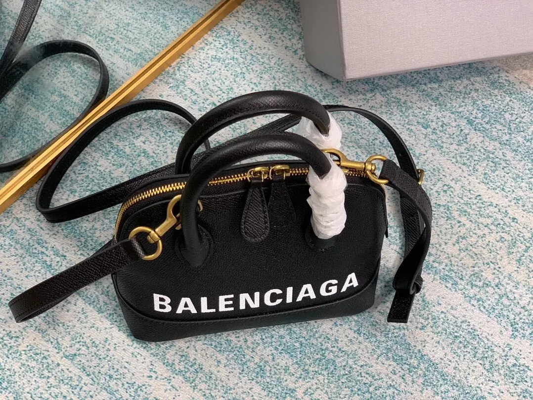 Balenciaga Ville Handbag In Black