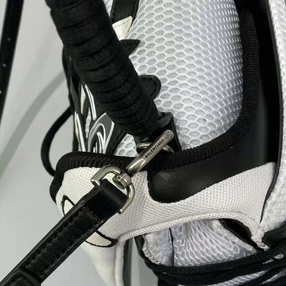 Balenciaga Sneakerhead Small Top Handle Bag in Black for Women in White