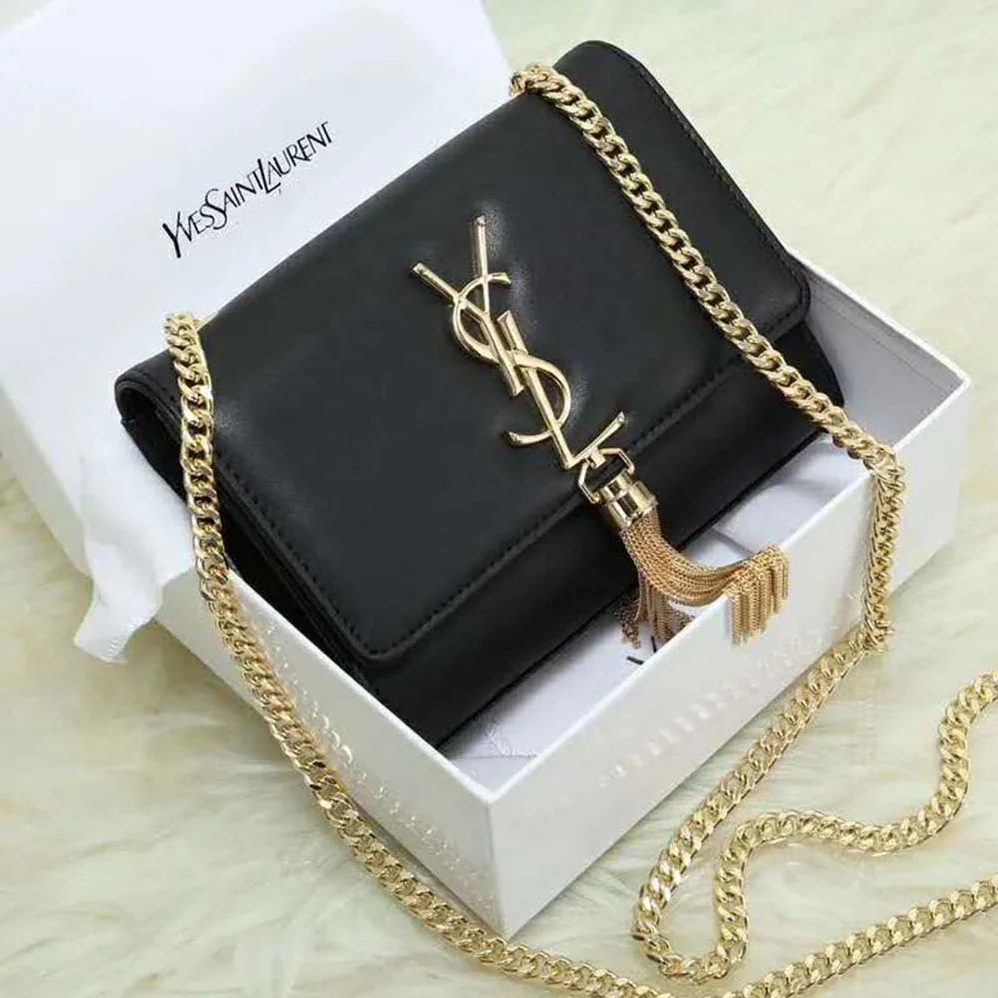 Saint Laurent YSL Kate Tassel Chain Wallet Smooth Leather for Women Saint Laurent YSL Kate Tassel Chain Wallet Smooth Leather for Women