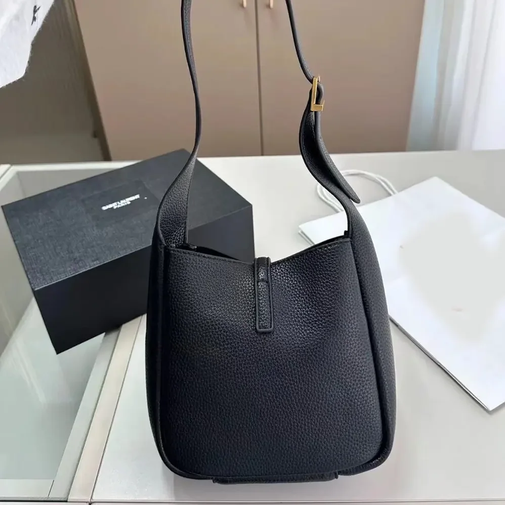 Saint Laurent YSL Le 5 à 7 Supple Baby in Grained Leather for Women Saint Laurent YSL Le 5 à 7 Supple Baby in Grained Leather for Women