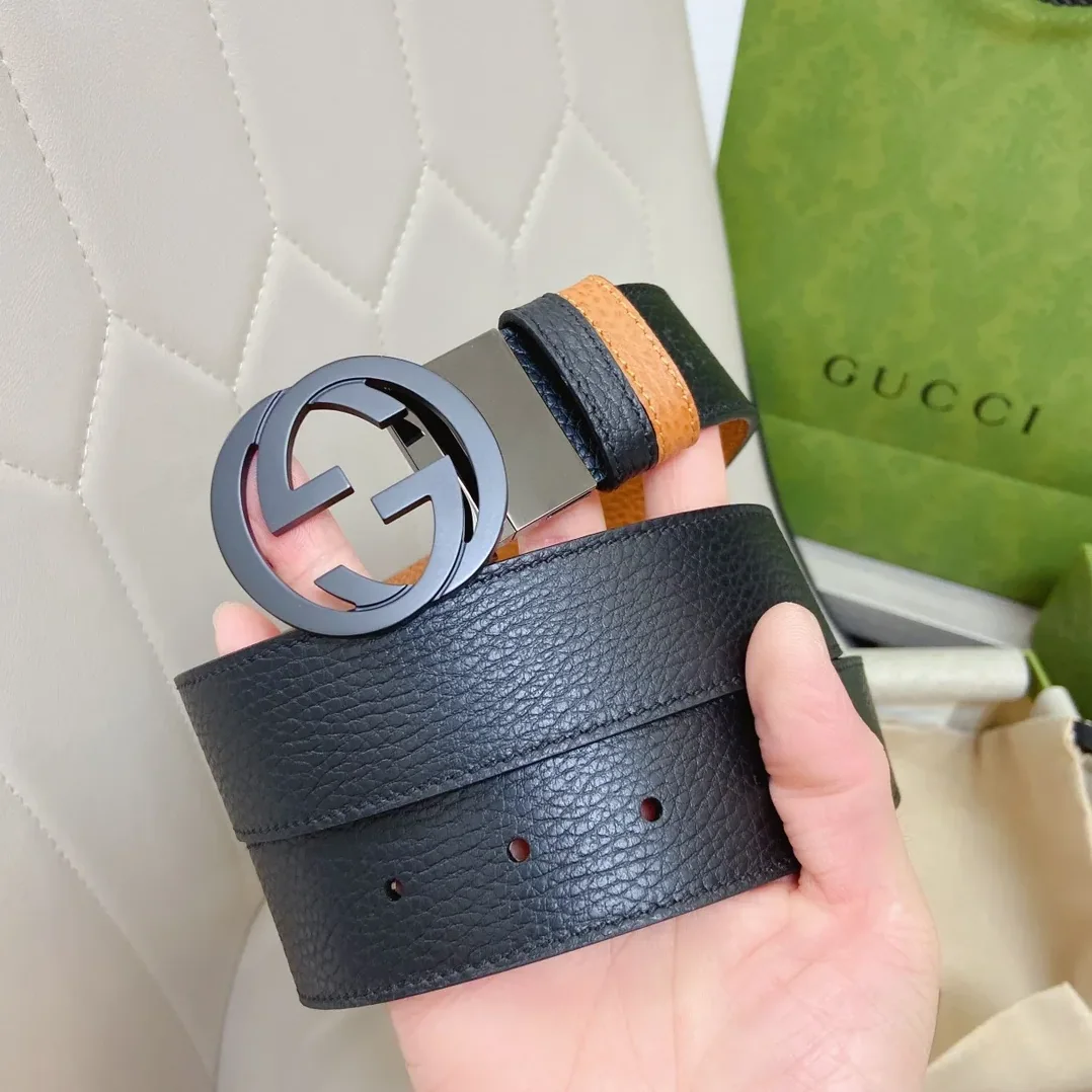 Gucci GG Marmont Reversible Belt in Black