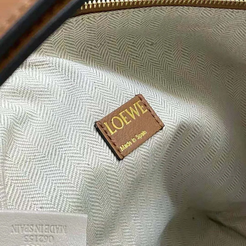 Loewe Cubi Bag in Anagram Jacquard and Calfskin for Women Loewe Cubi Bag in Anagram Jacquard and Calfskin for Women