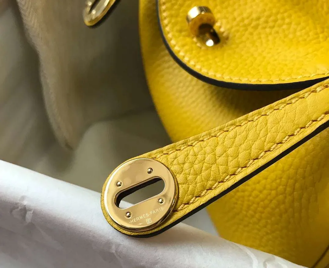 Hermes Lindy Mini Yellow /