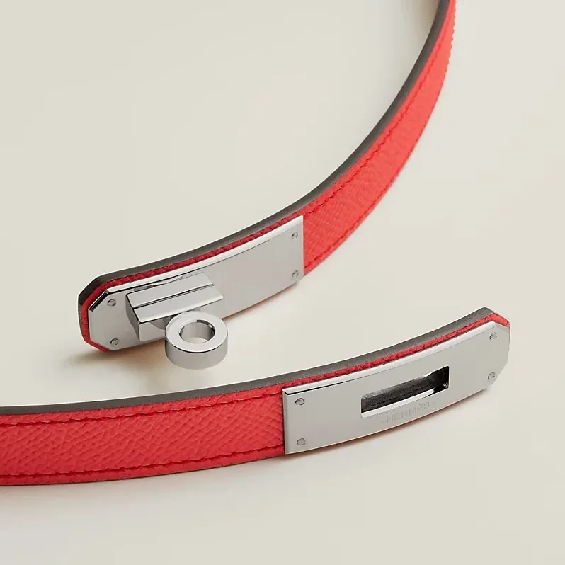Hermes Kelly 18 Belt Rose Texas