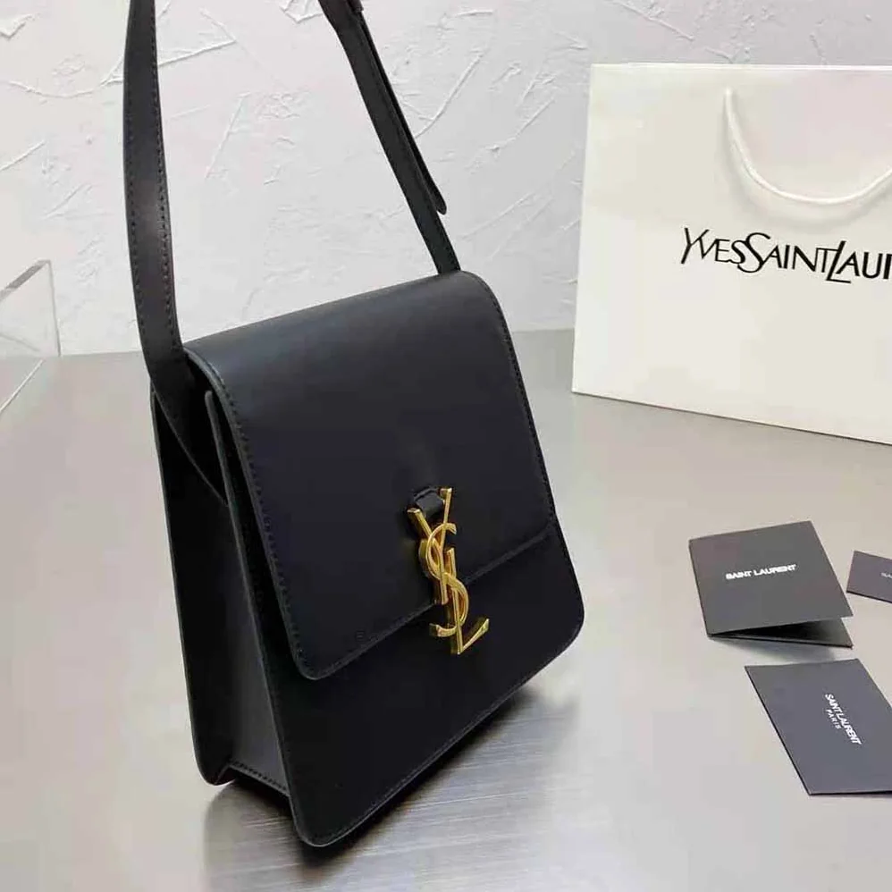 Saint Laurent YSL Kaia North/South Satchel in Vegetable for Women in Tanned Leather