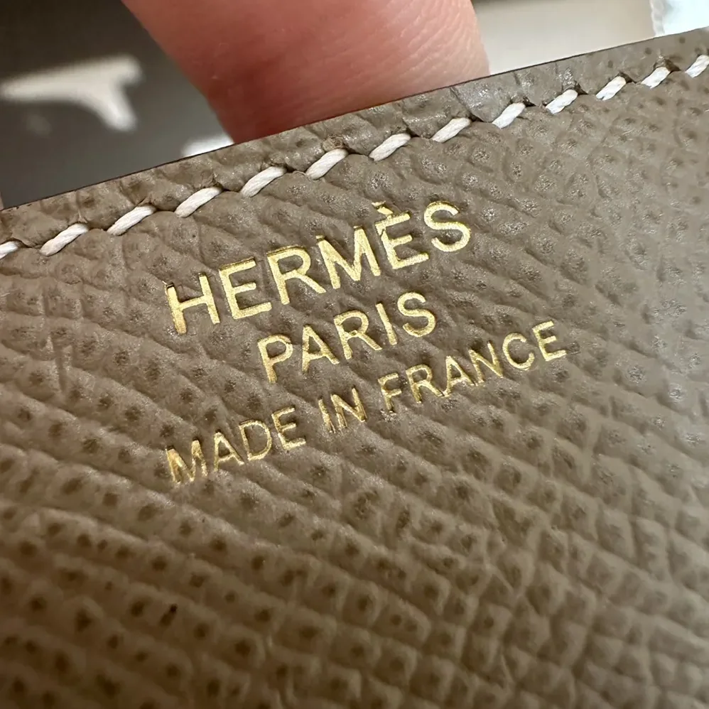 Hermes Constance 24 Bag Epsom Leather for Women in Gray/Gold Hermes Constance 24 Bag Epsom Leather for Women in Gray/Gold