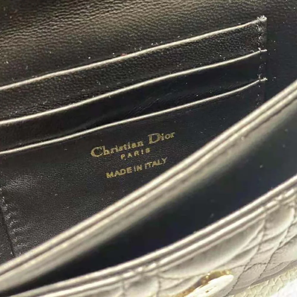 Dior Mini Miss Dior Bag Black Cannage Lambskin for Women