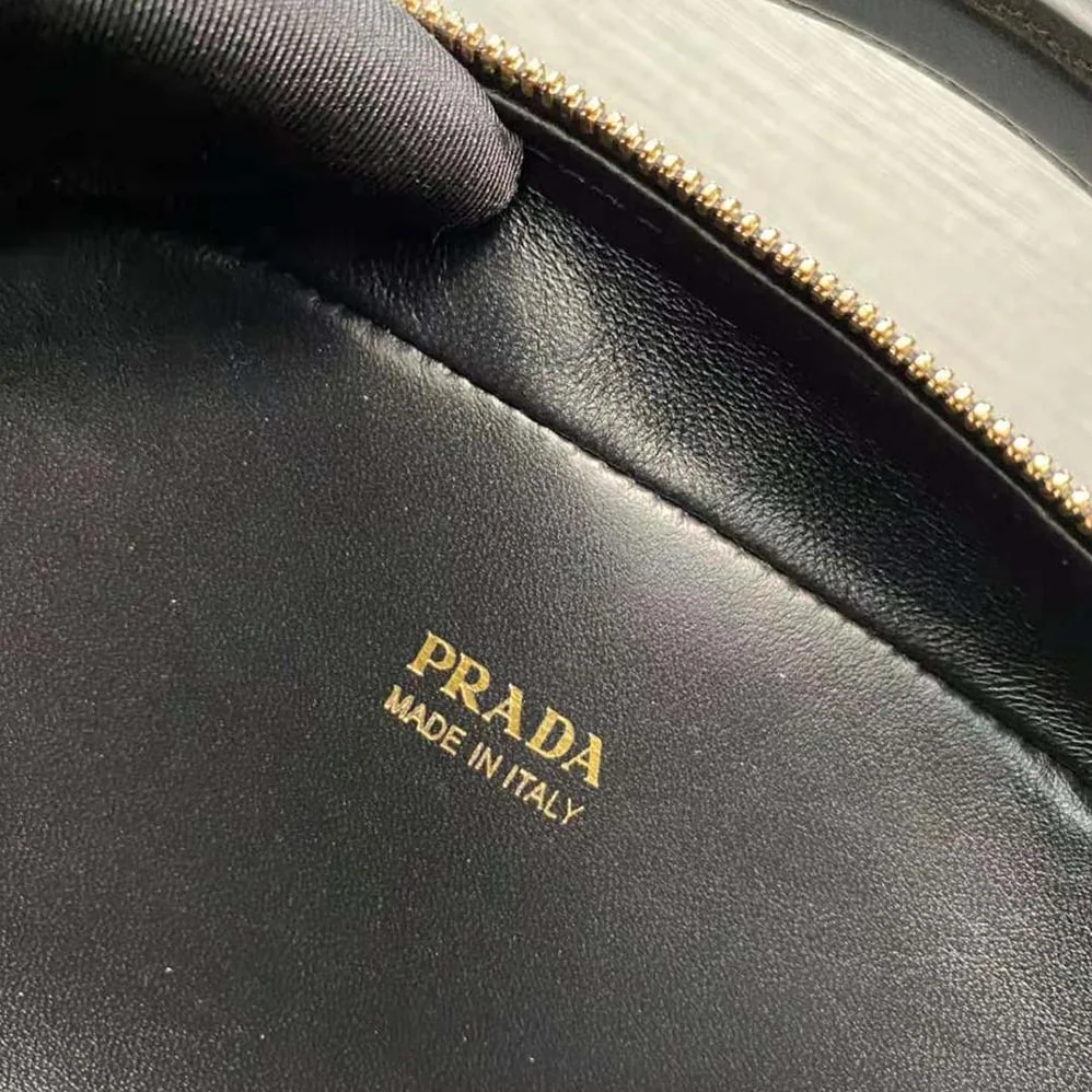 Prada Odette Leather Mini-bag for Women in Black Prada Odette Leather Mini-bag for Women in Black