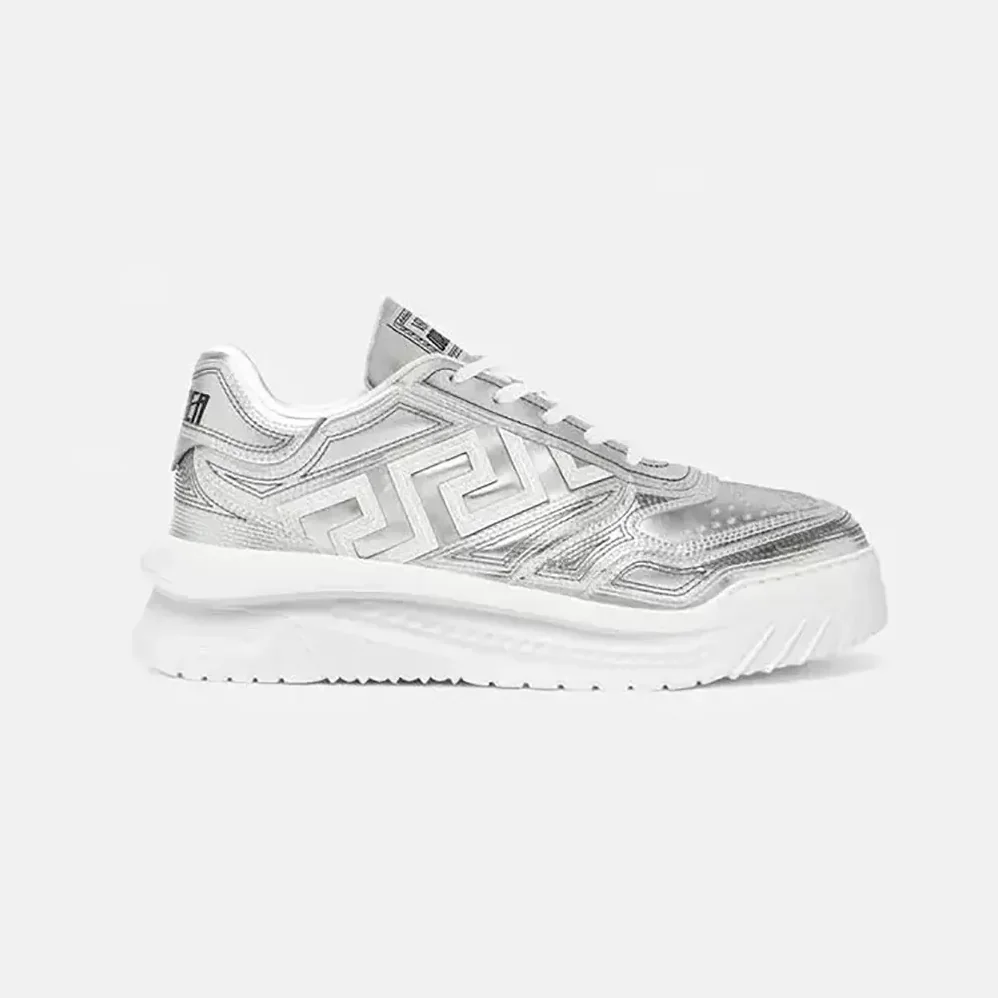 Versace Metallic Greca Odissea Sneakers for Unisex