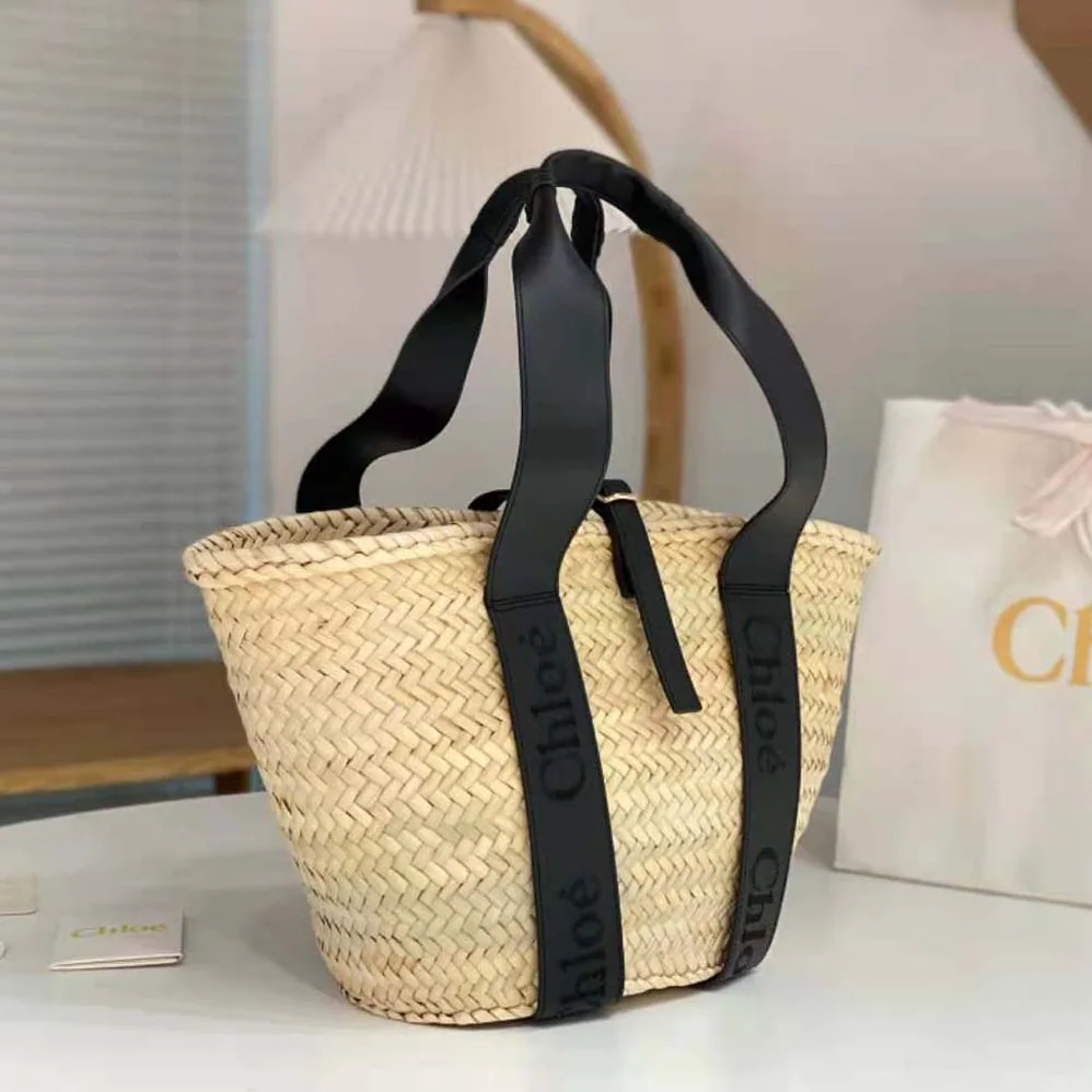 Chloe Sense Medium Basket for Women in Black