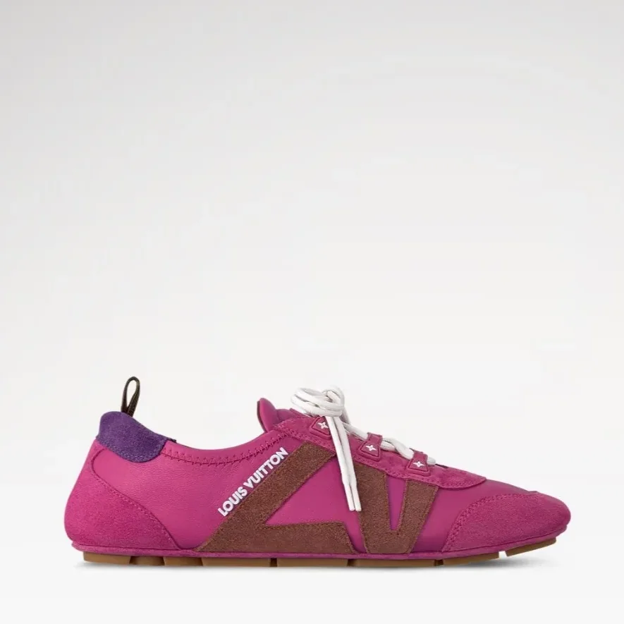 Louis Vuitton LV Sneakerina Fuchsia Pink 1AHNEE Louis Vuitton LV Sneakerina Fuchsia Pink 1AHNEE