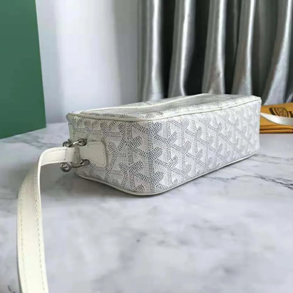 Goyard Cap-vert Pm Bag for Unisex in White Goyard Cap-vert Pm Bag for Unisex in White