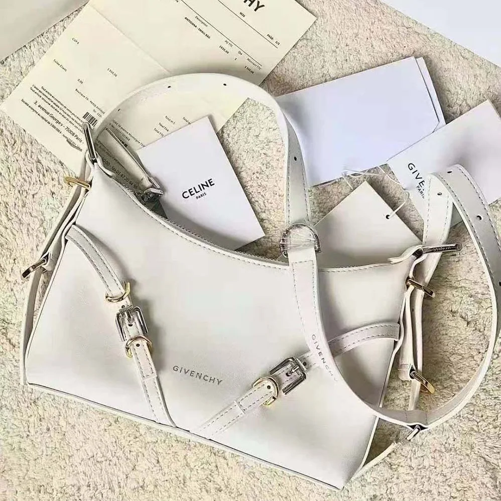 Givenchy Mini Voyou Bag in Leather for Women in White