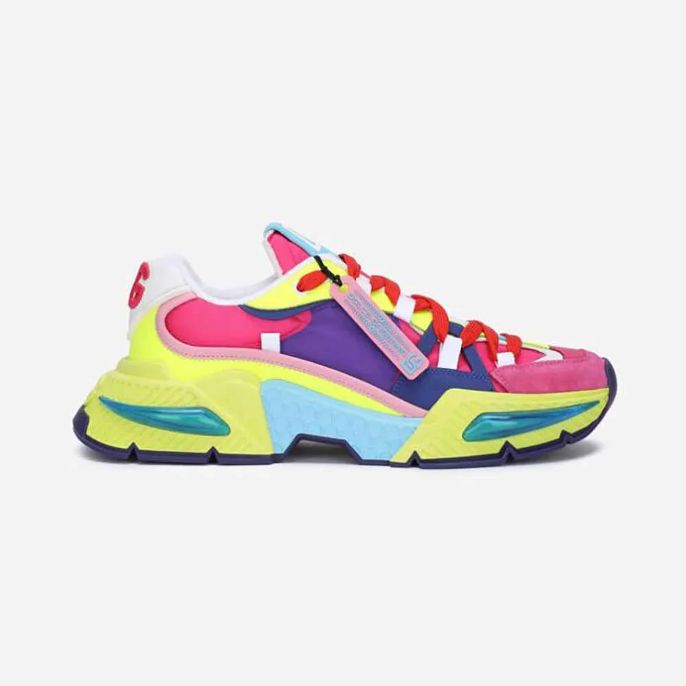 Dolce Gabbana D&G Mixed for Women in Material Airmaster Sneakers Dolce Gabbana D&G Mixed for Women in Material Airmaster Sneakers